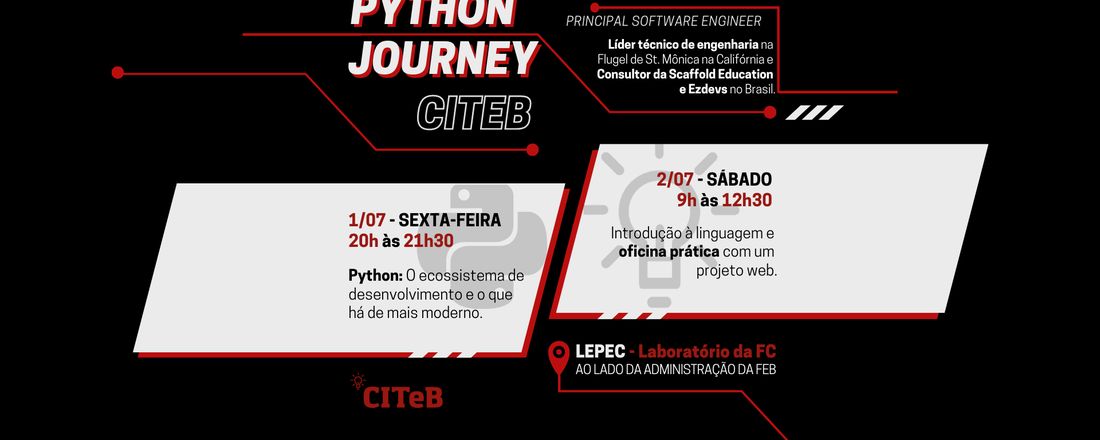 Python Journey CITeB com João Ariedi