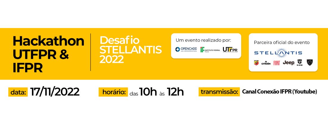 Premiação Hackathon UTFPR & IFPR – Desafio Stellantis 2022