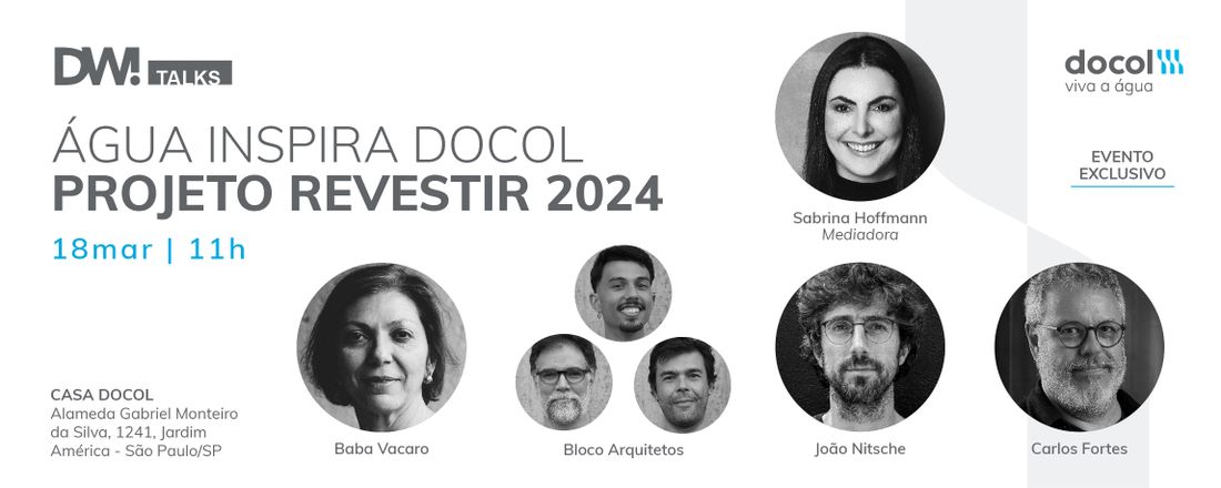 Água Inspira Docol: projeto Revestir 2024.