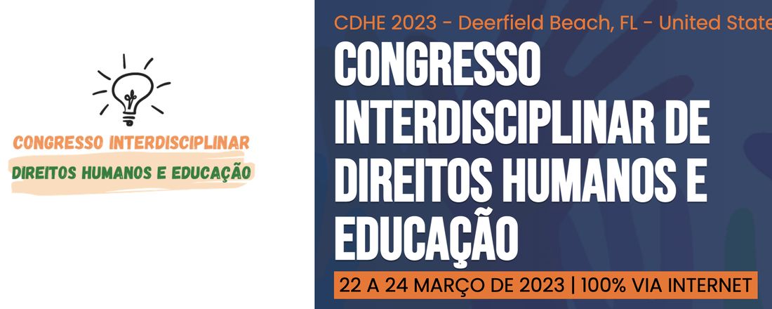 CDHE 2023 - Congresso Interdisciplinar de Direitos Humanos e Educação