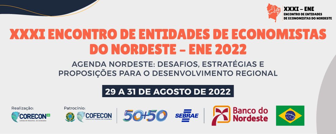 XXXI ENE - Encontro de Entidades de Economistas do Nordeste 2022