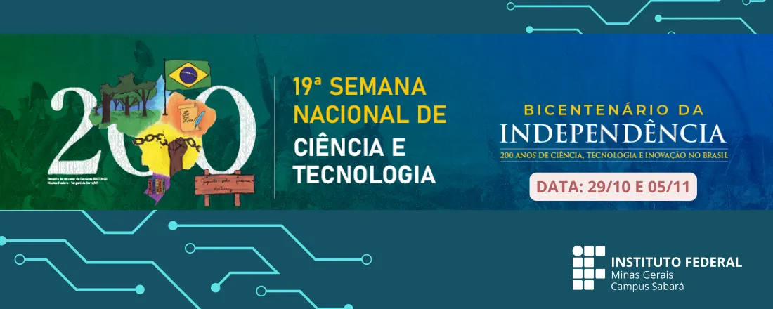 Semana Nacional de Ciência e Tecnologia - IFMG - Campus Sabará