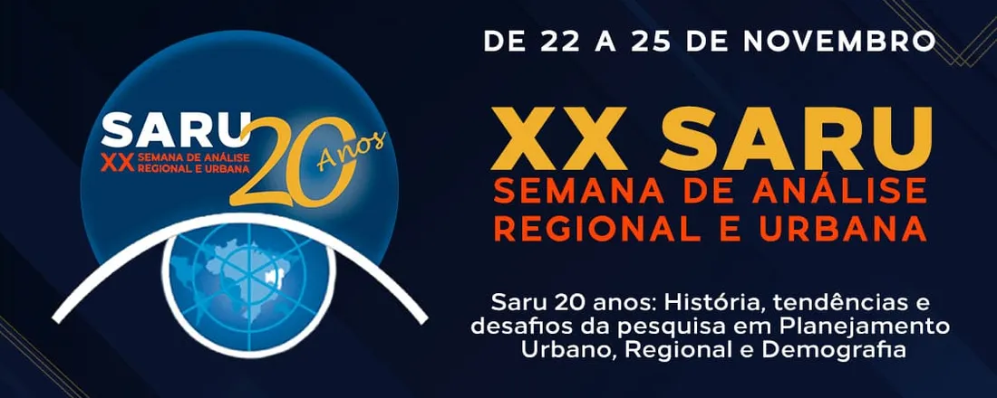 XX Semana de Análise Regional e Urbana