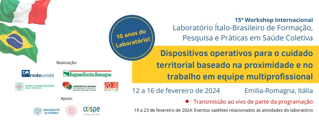 15º Workshop Internacional Ítalo-Brasileiro de Formação, Pesquisa e Práticas em Saúde Coletiva