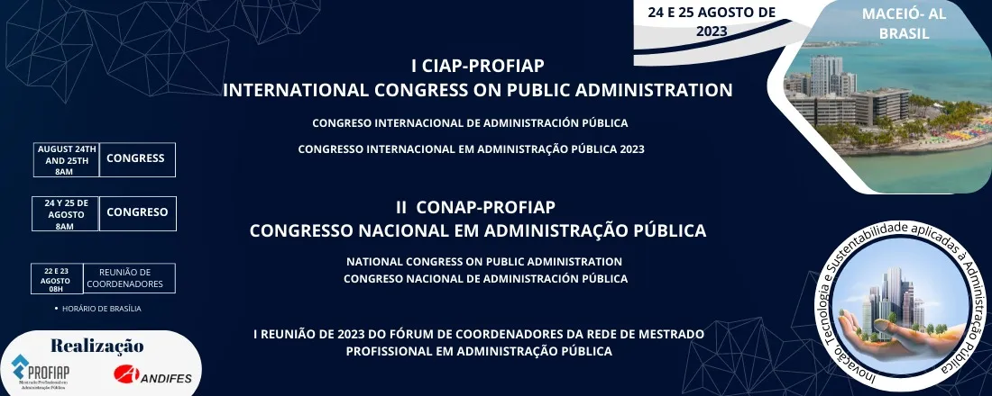 I CiAP - PROFIAP - Congresso Internacional de Administração Pública da Rede PROFIAP