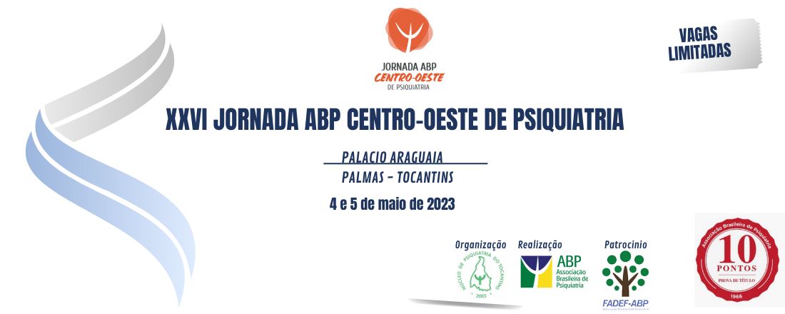 Jornada ABP Centro-Oeste de Psiquiatria - Palmas - 2023