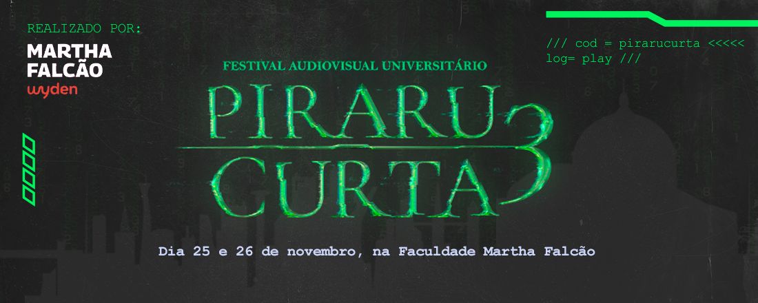 Pirarucurta - Festival Audiovisual Universitário  2021