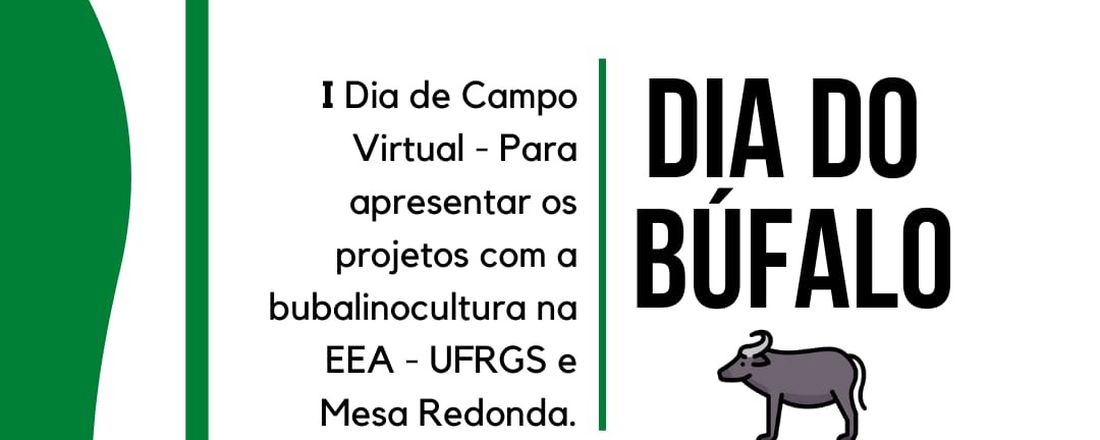 Dia do Búfalo - 1° Dia de Campo Virtual UFRGS