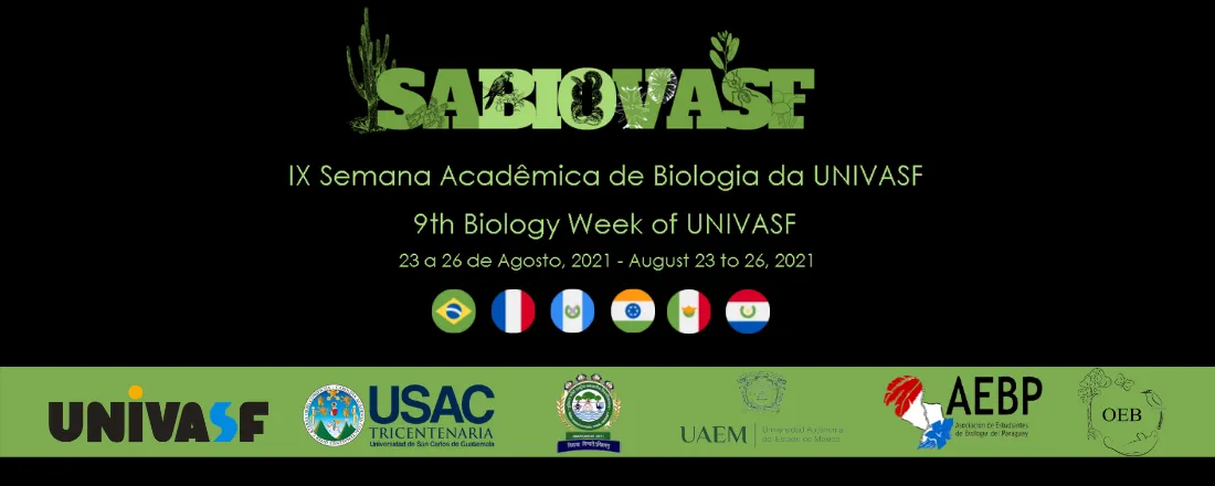 IX Semana Acadêmica de Biologia da UNIVASF - 9th Biology Week of UNIVASF