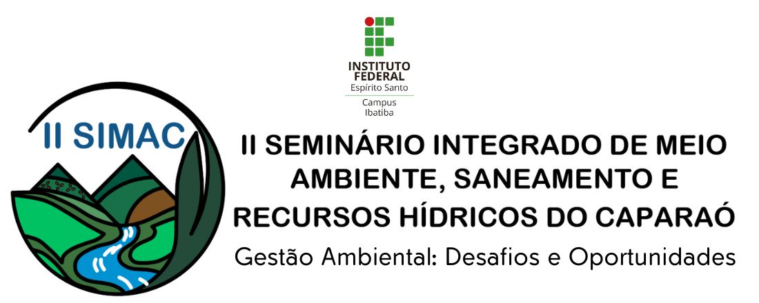 II Seminário Integrado de Meio Ambiente, Saneamento e Recursos Hídricos - II SIMAC
