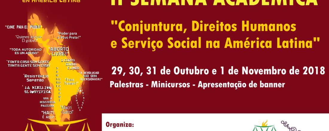 II Semana Acadêmica: “Conjuntura, Direitos Humanos e Serviço Social na América Latina”