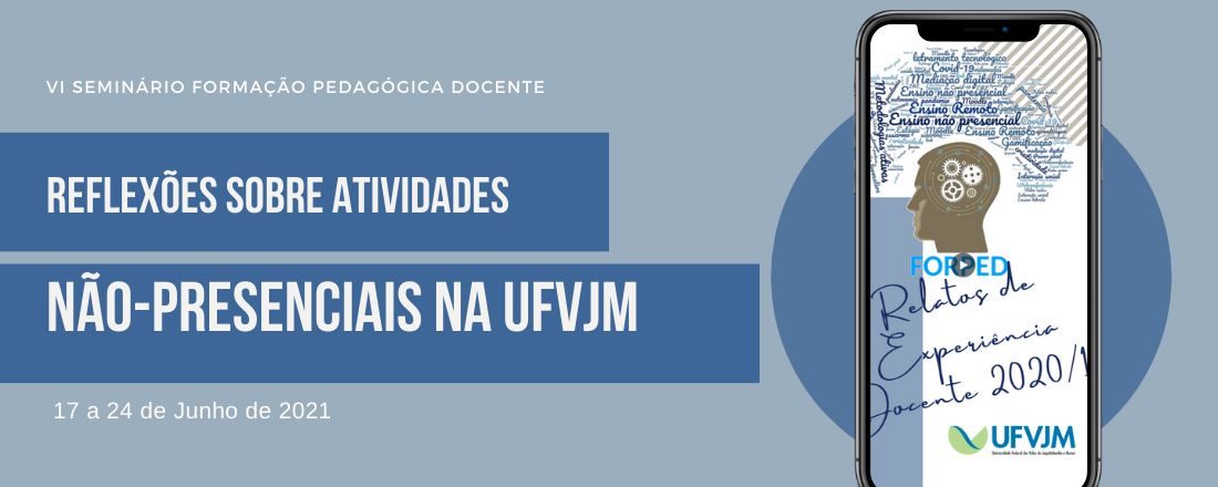 VI SEMINÁRIO DE FORMAÇÃO PEDAGÓGICA DOCENTE
