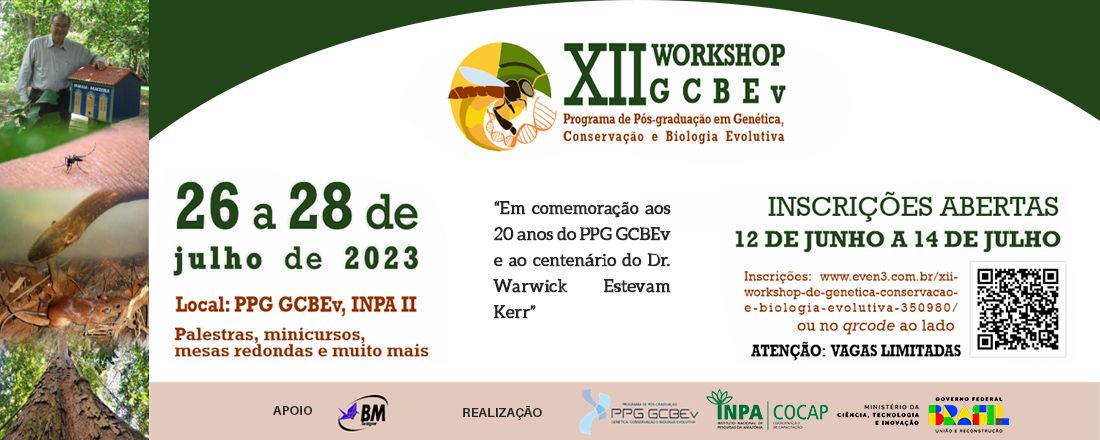XII Workshop de Genética Conservação e Biologia Evolutiva