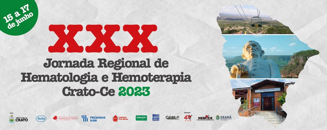 XXX Jornada Regional de Hematologia e Hemoterapia - Crato