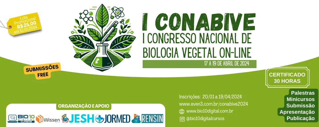 I Congresso Nacional de Biologia Vegetal On-line (I CONABIVE)