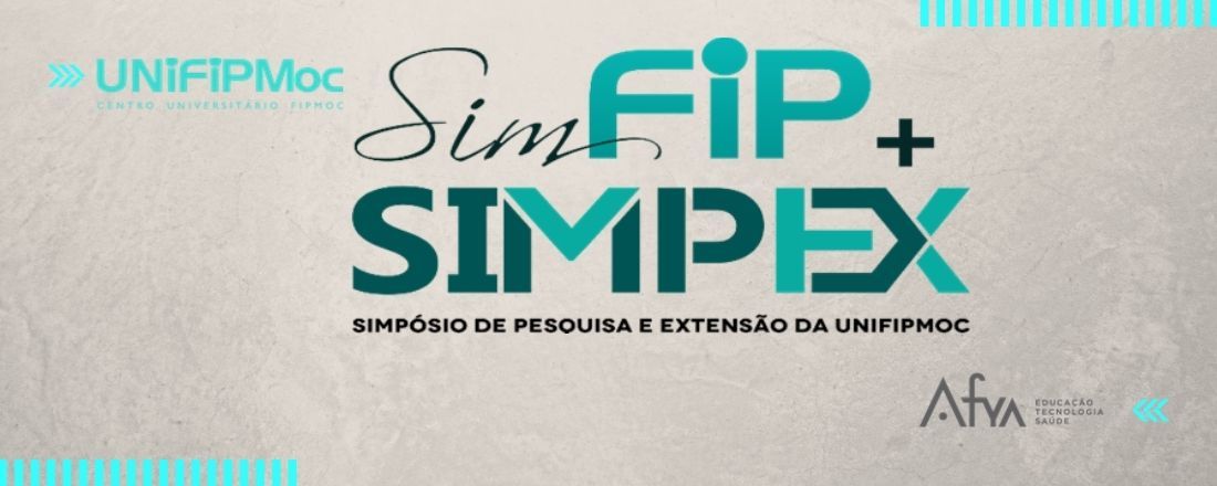 13o SIMFIP e 5o SIMPEX - SIMPÓSIO DE PESQUISA E EXTENSÃO DA UNIFIPMoc