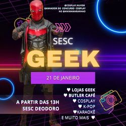 Sesc-SC - Na mídia: Cosplayers convidam para o Sesc Geek em