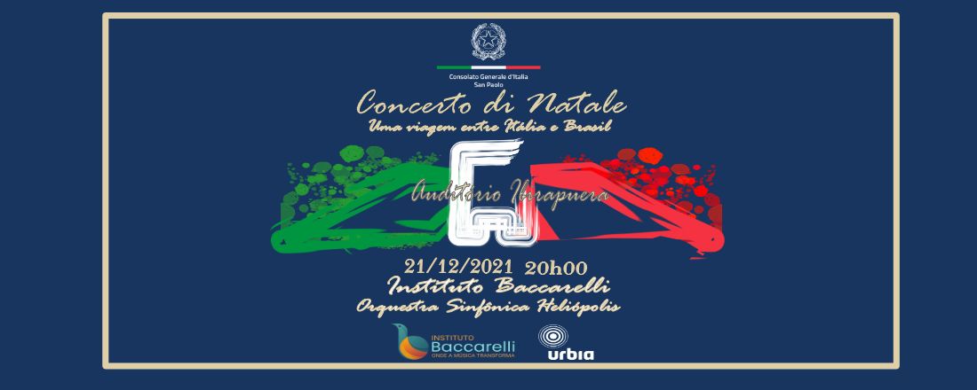 Concerto di Natale 2021: uma viagem entre Itália e Brasil