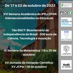 IX Semac do IFRJ - Campus Paracambi 