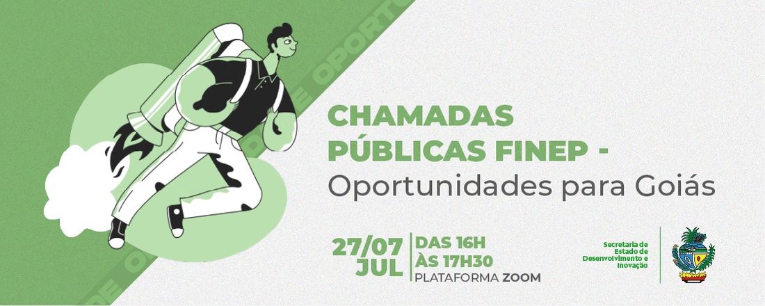 Chamadas Públicas FINEP- Oportunidades para Goiás
