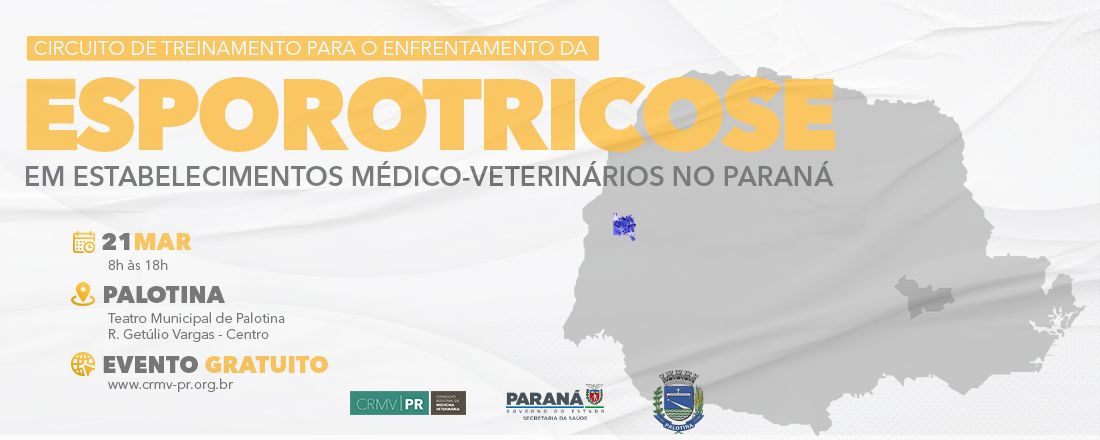 Palotina: Circuito de treinamento sobre o enfrentamento da Esporotricose em estabelecimentos médico-veterinários do Paraná