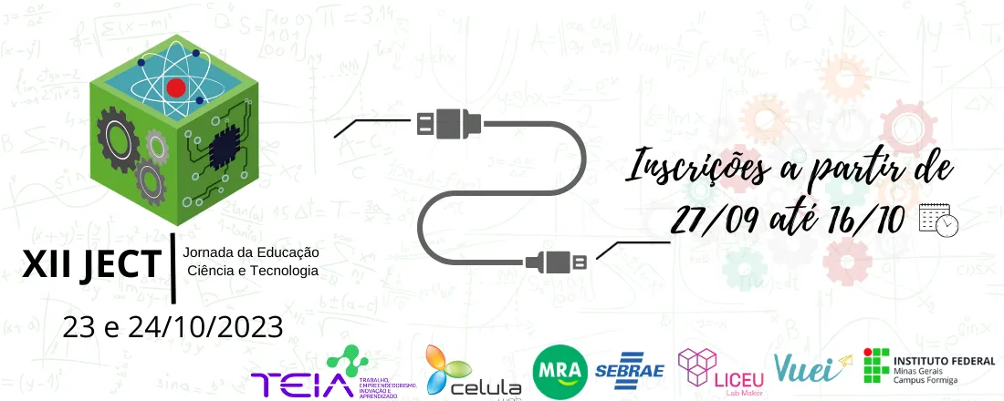 XII Jornada de Educação, Ciência e Tecnologia de Minas Gerais - IFMG Campus Formiga