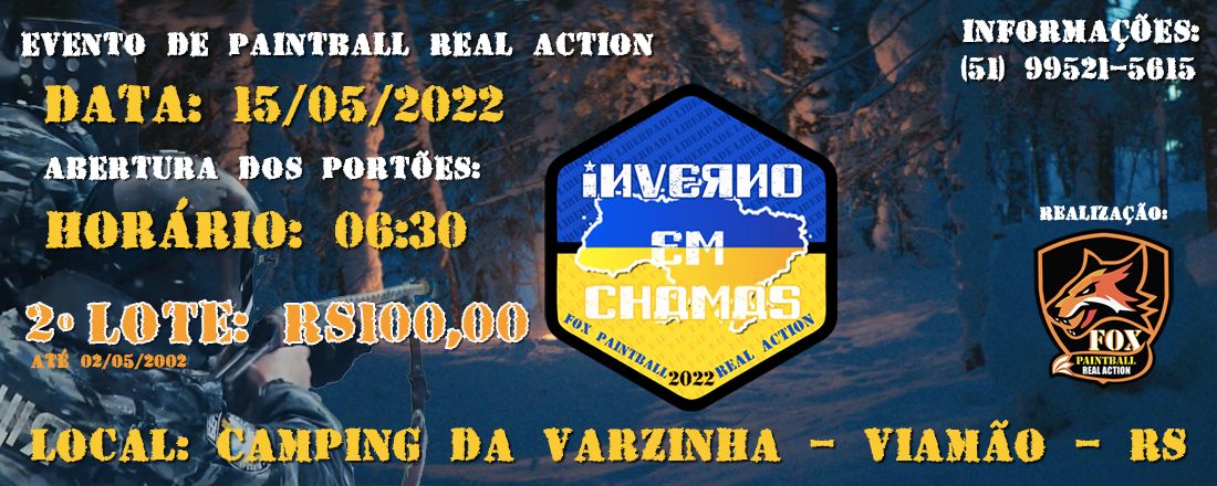 Inverno em Chamas - Paintball Real Action