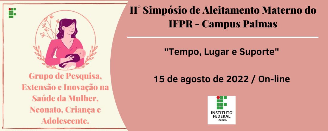 2° Simpósio de Aleitamento Materno - IFPR Campus Palmas