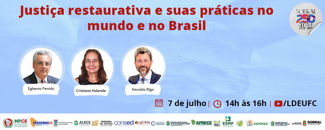 [AULA 11 JRCP] Justiça restaurativa e suas práticas no mundo e no Brasil
