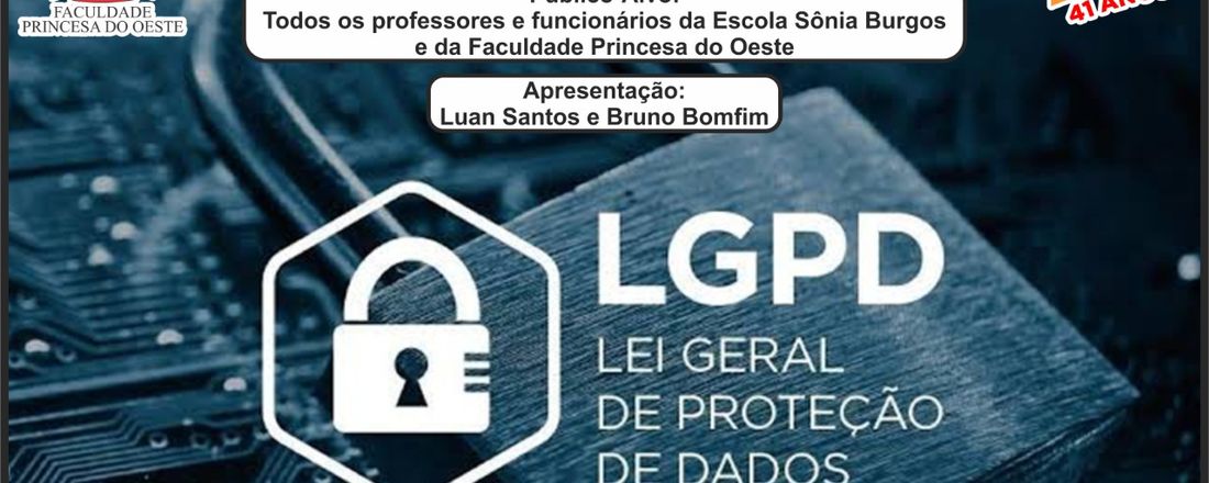 LGPD - Lei geral de proteção de dados pessoais
