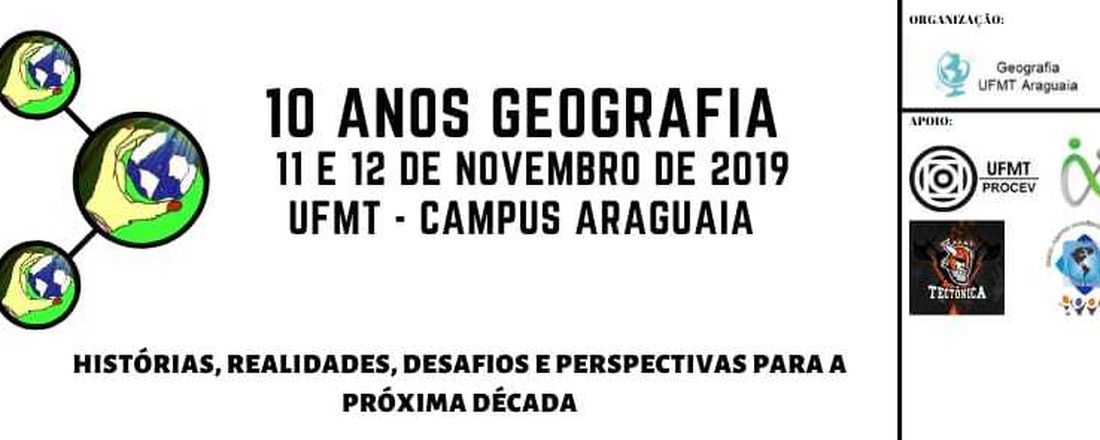 Comemoração 10 anos do Curso de Geografia Araguaia
